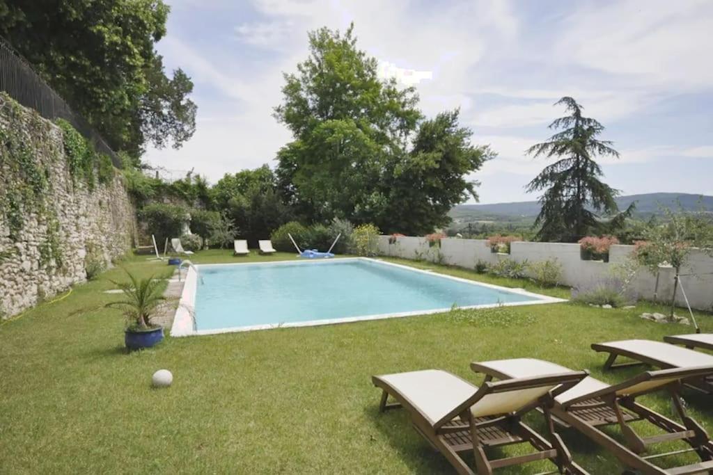 モンブシェ＝シュル＝ジャブロンPeaceful Retreat In Drome Provencale Castelアパートメント エクステリア 写真